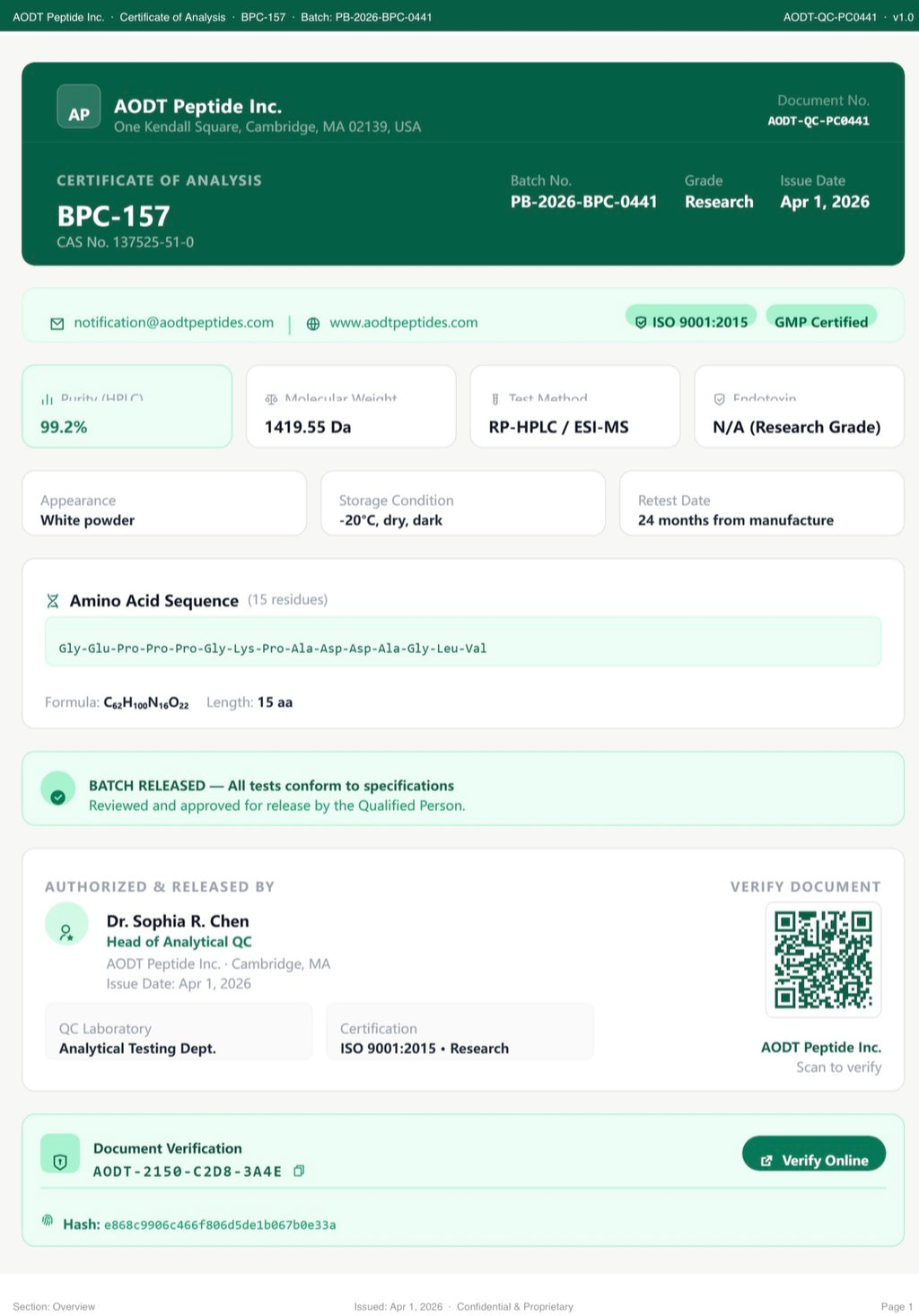BPC-157 20mg